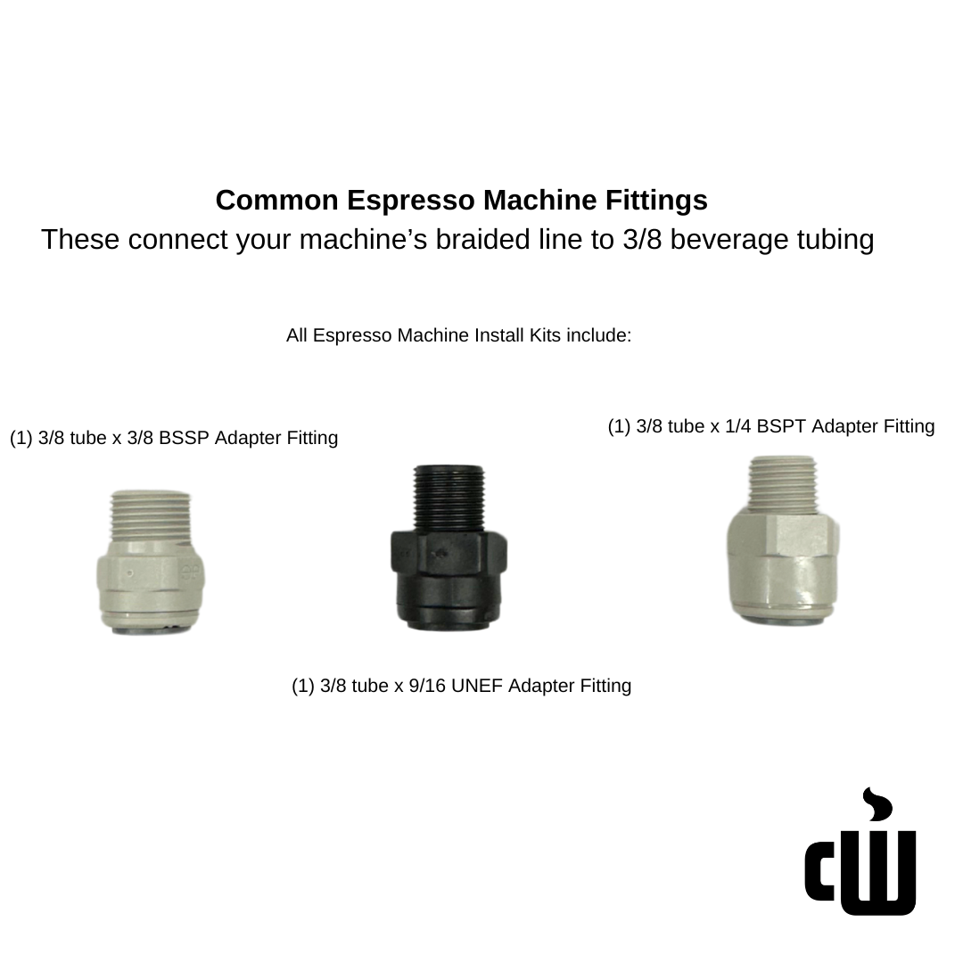 Espresso Machine Install Kit with Pressure Regulator Caffewerks