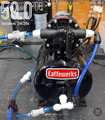 How Loud is the Caffewerks High Volume Water Pump System?