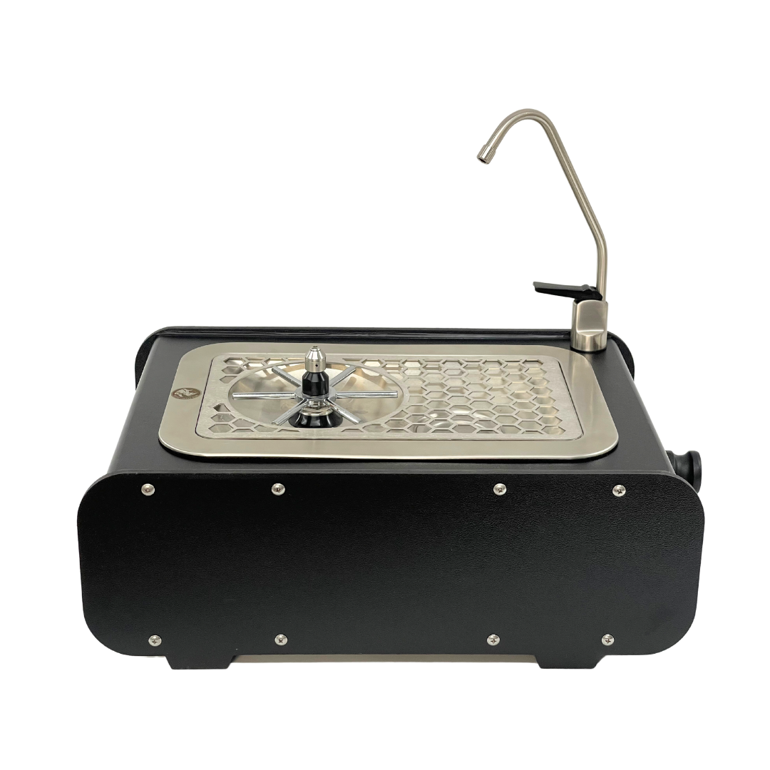 Caffewerks Connect Cube // Portable Rinser // 300mm Spin Jet Rinser wi